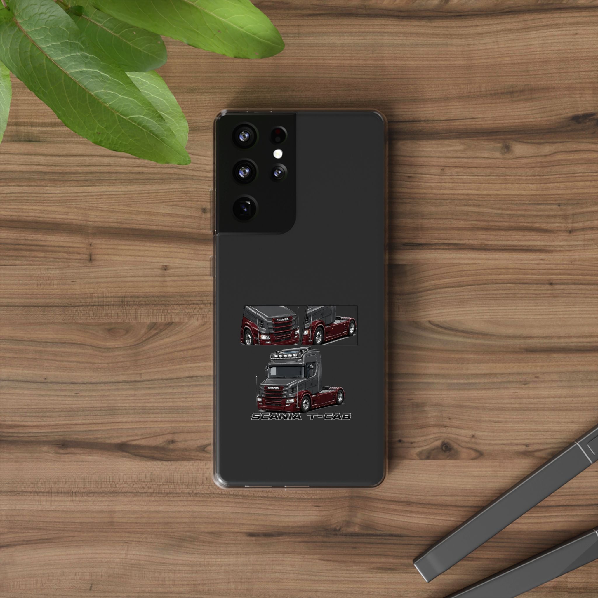 GREYBURGANDY SCANIA T-CAB PHONE CASES