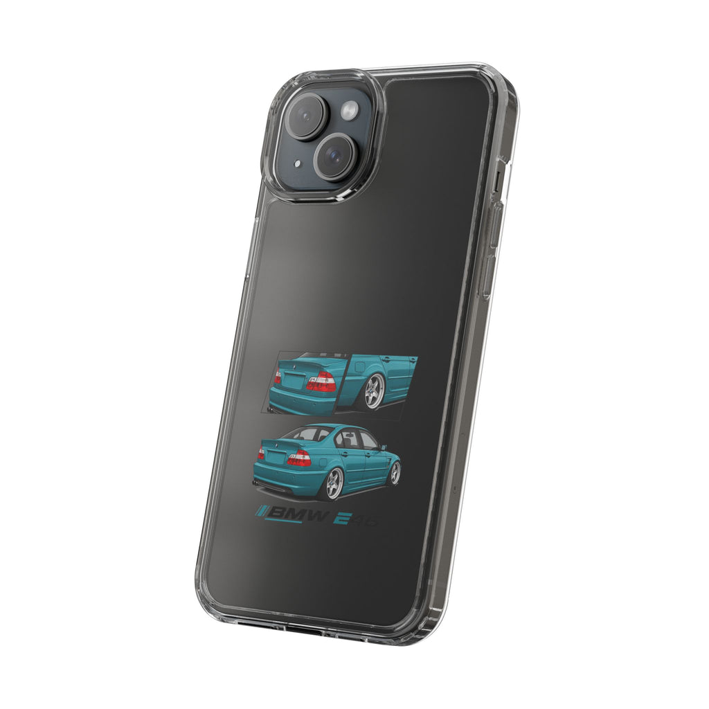 TURQUOISE BMW E46 PHONE CASES