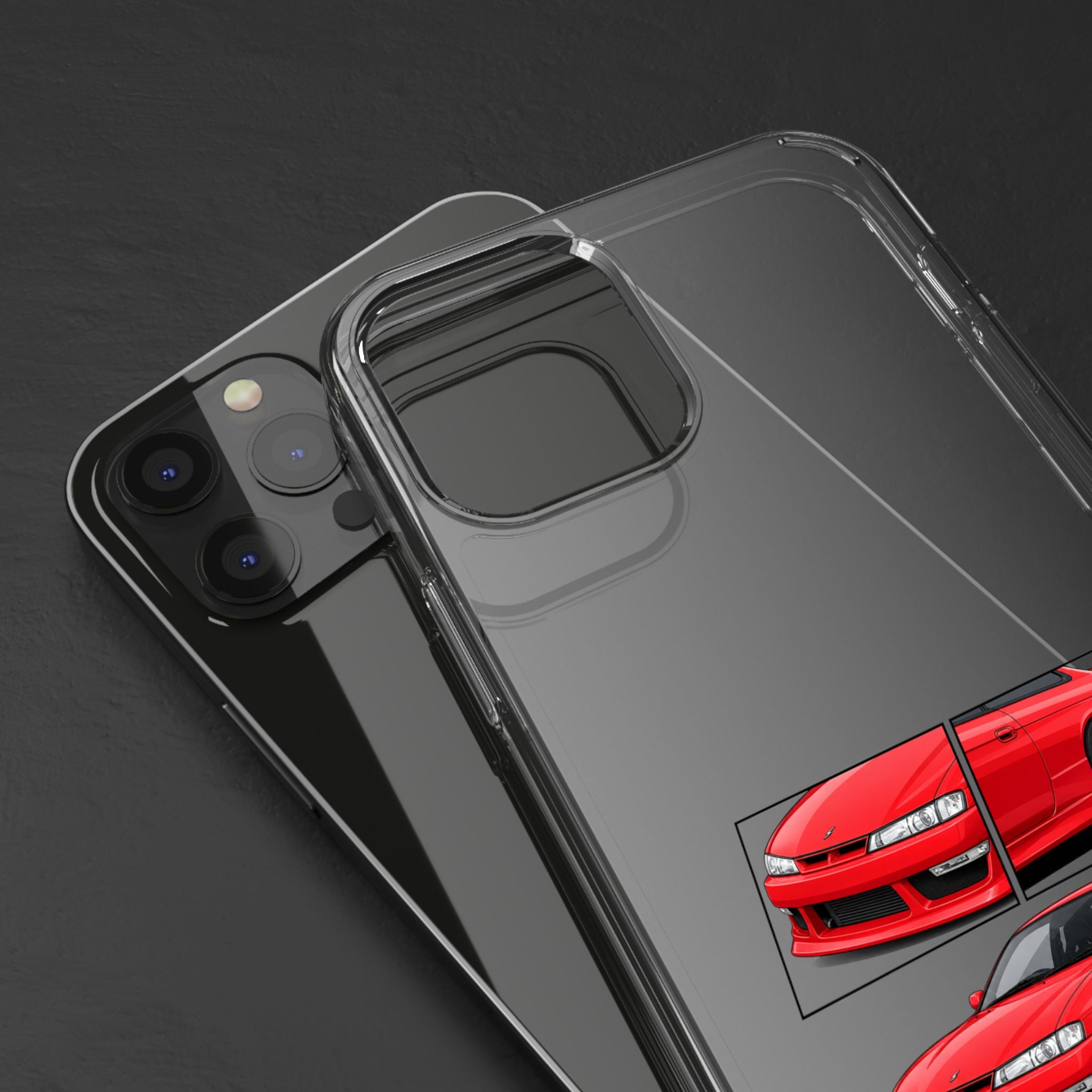 RED NISSAN S14 PHONE CASES
