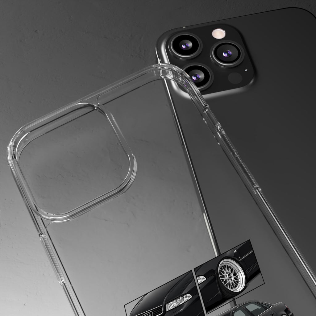 BLACK B5 AUDI A4 PHONE CASES