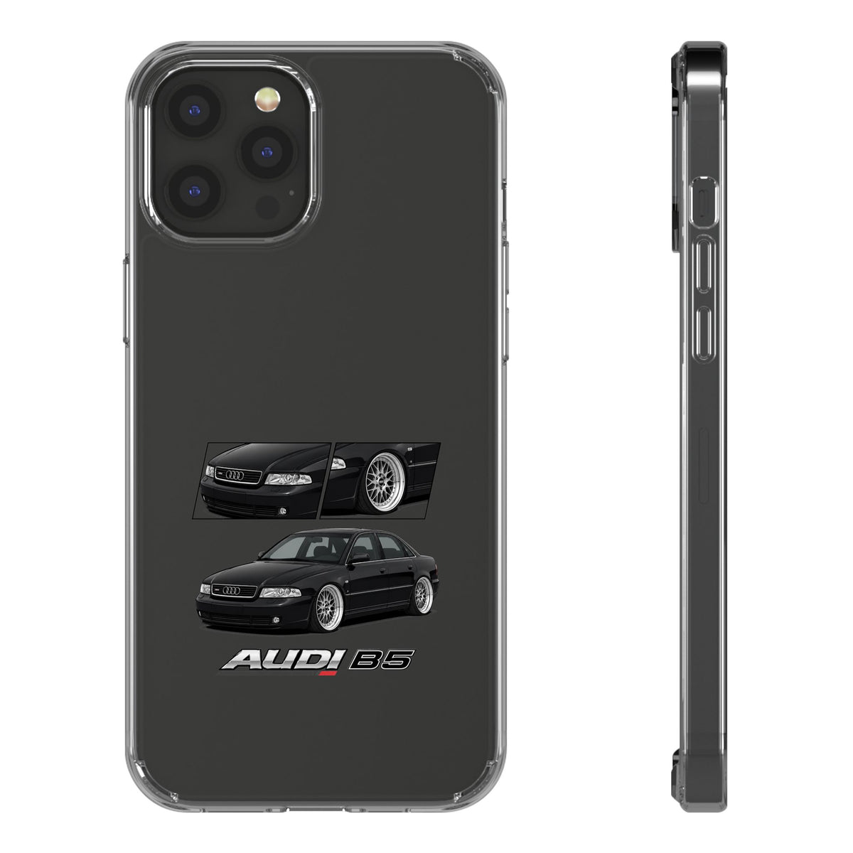 BLACK B5 AUDI A4 PHONE CASES