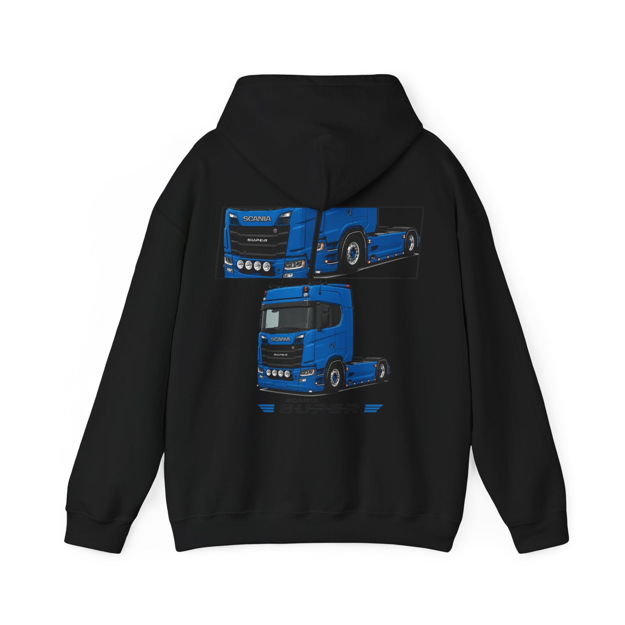BLUE SCANIA SUPER JUMPER