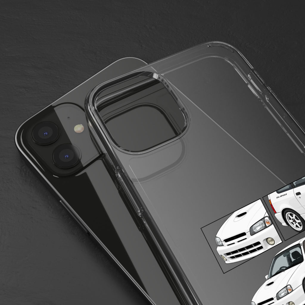 WHITE TOYOTA GLANZA PHONE CASES