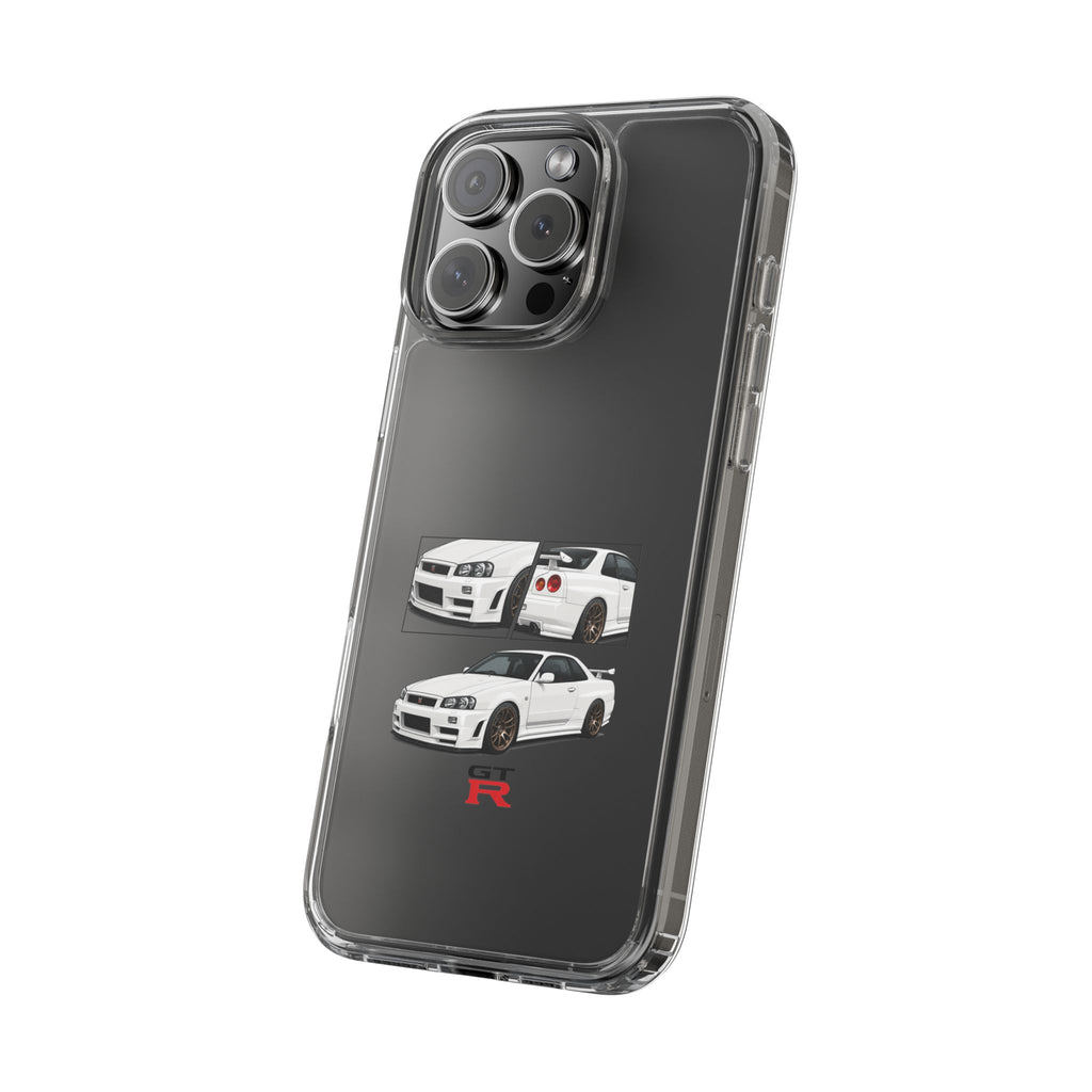 WHITE R34 GTR PHONE CASES