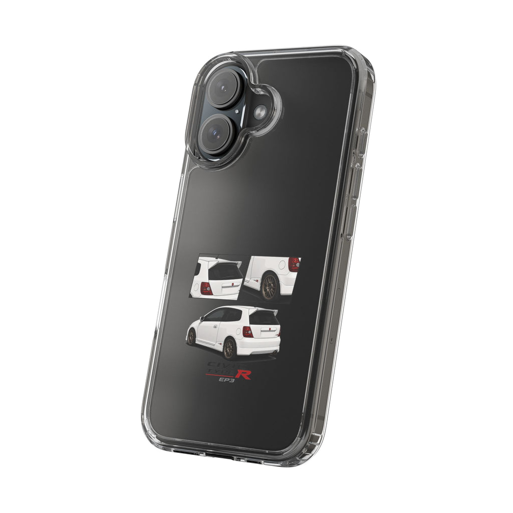 WHITE EP3 TYPE R PHONE CASES