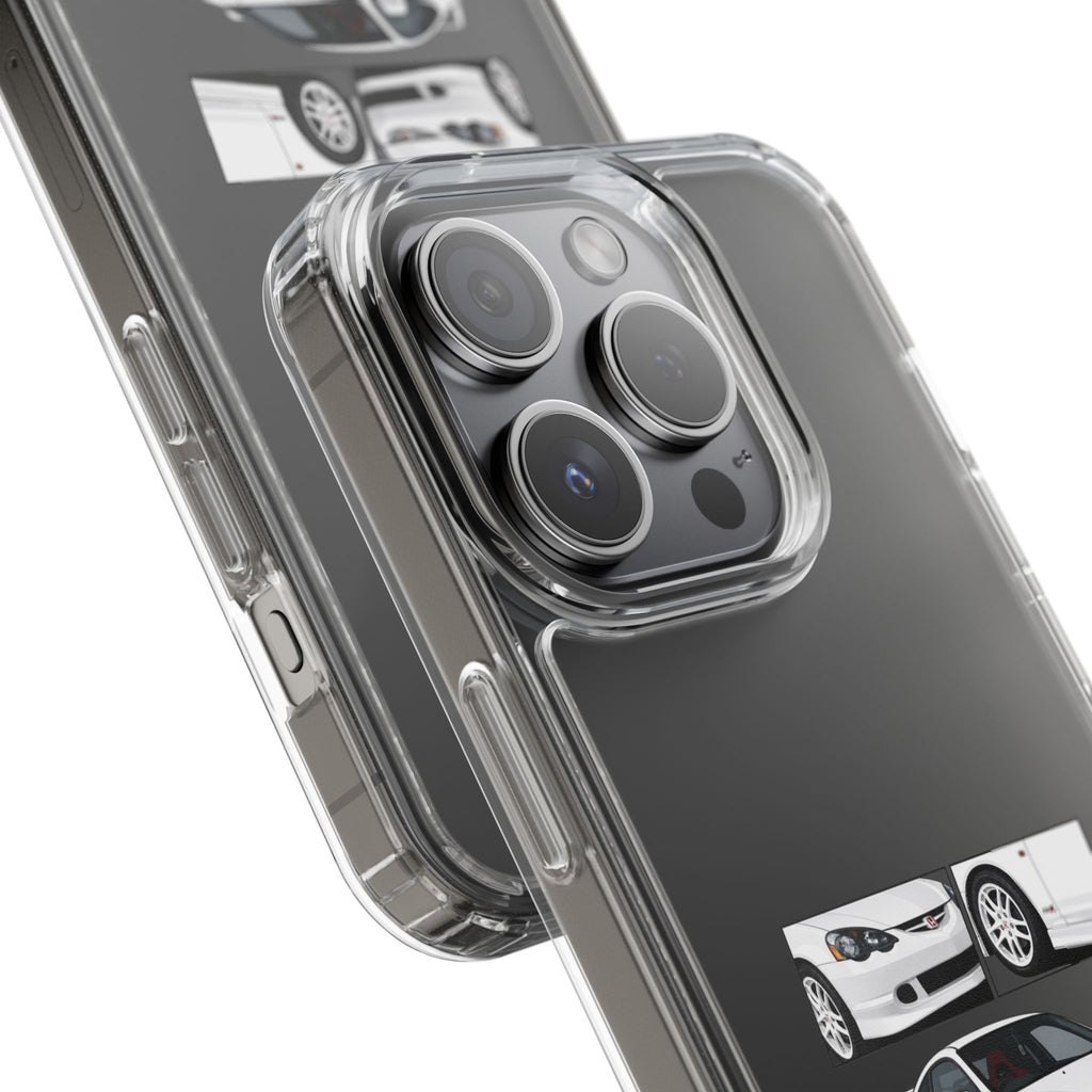 WHITE INTEGRA DC5 TYPE R PHONE CASES
