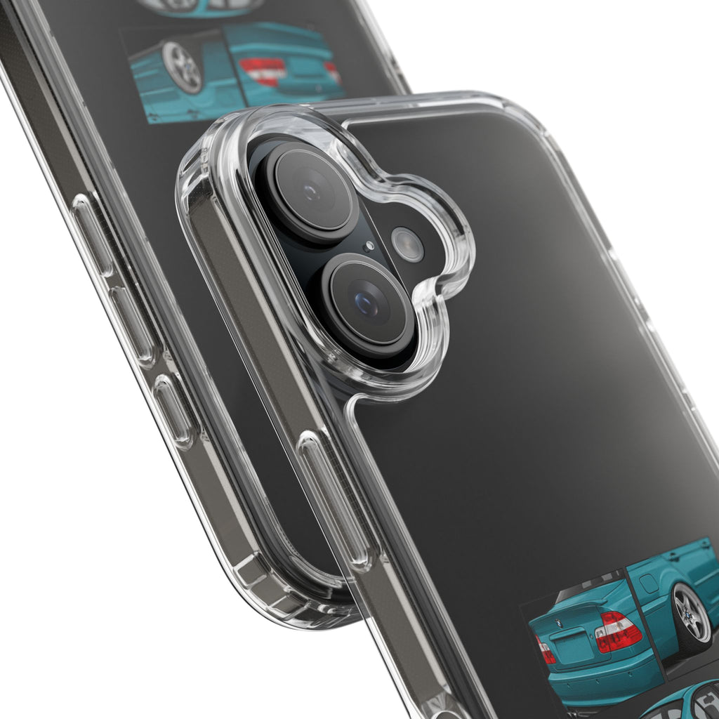 TURQUOISE BMW E46 PHONE CASES