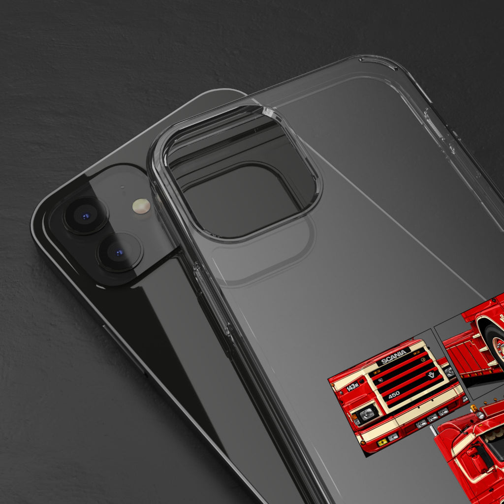 RED SCANIA 450 143M PHONE CASES