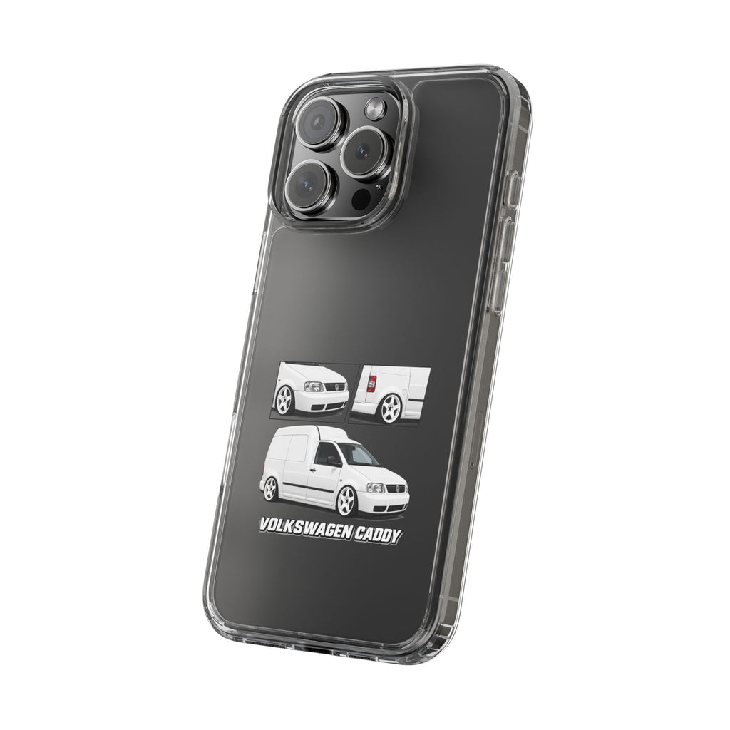 WHITE VW CADDY PHONE CASES