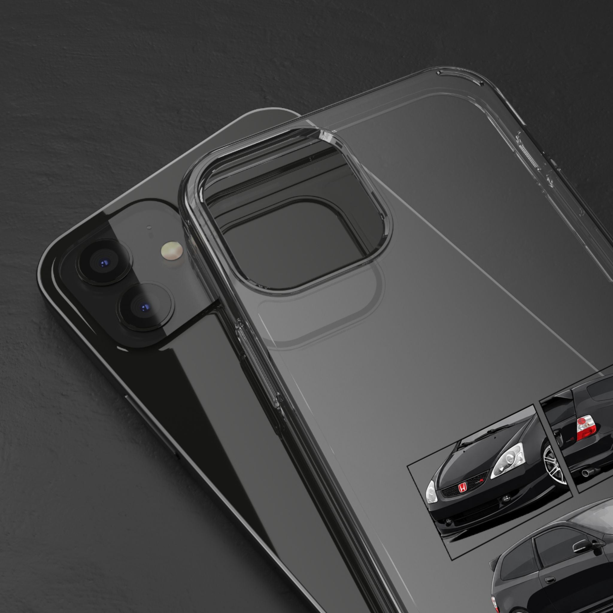 BLACK EP3 TYPE R PHONE CASES