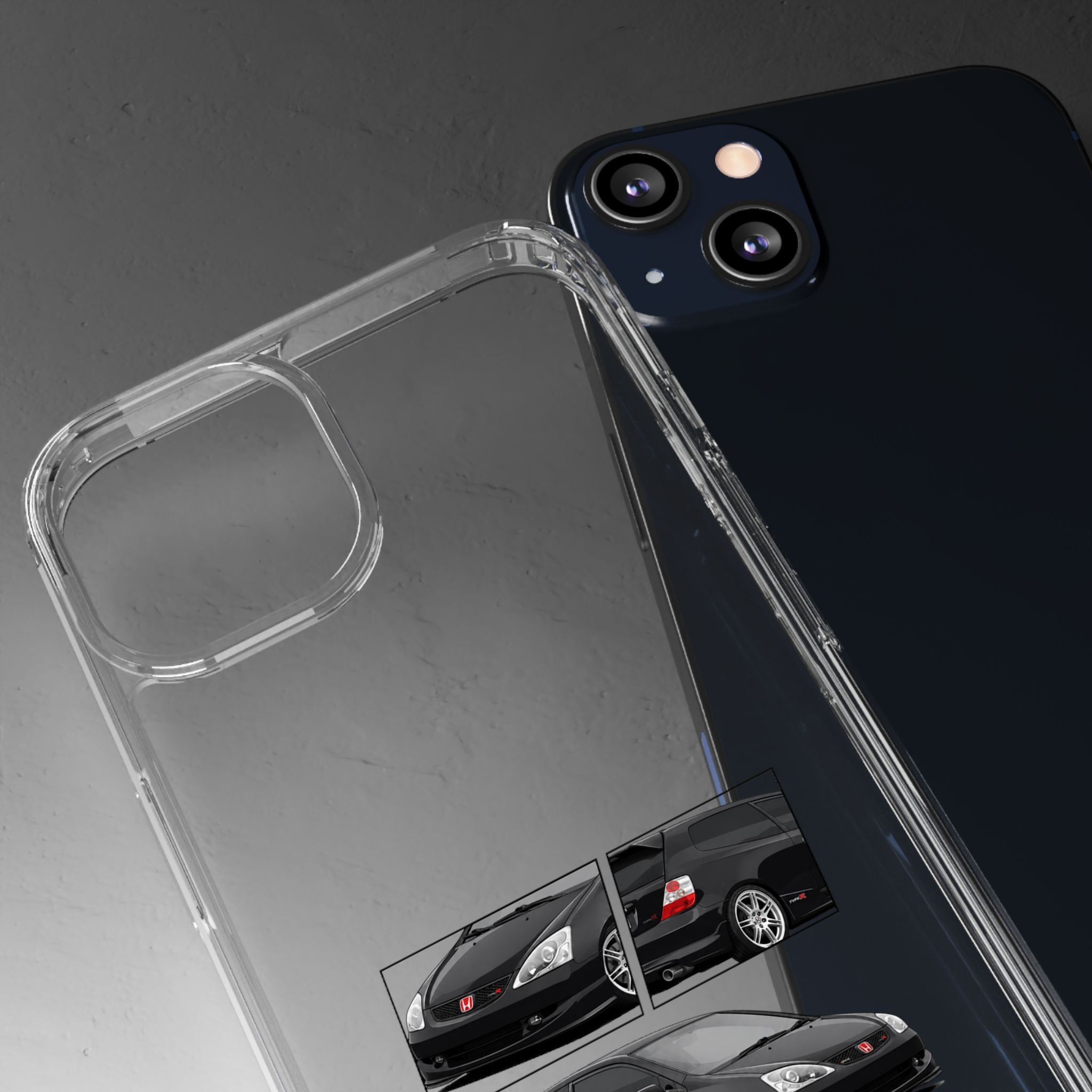 BLACK EP3 TYPE R PHONE CASES