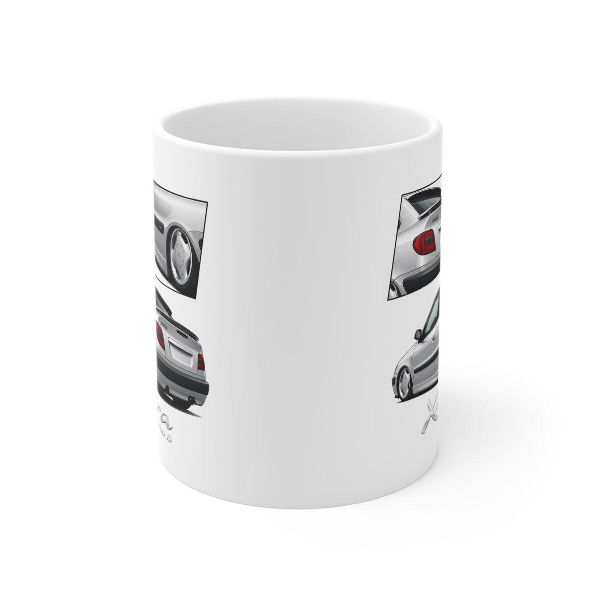 SILVER CITROËN XSARA MUG