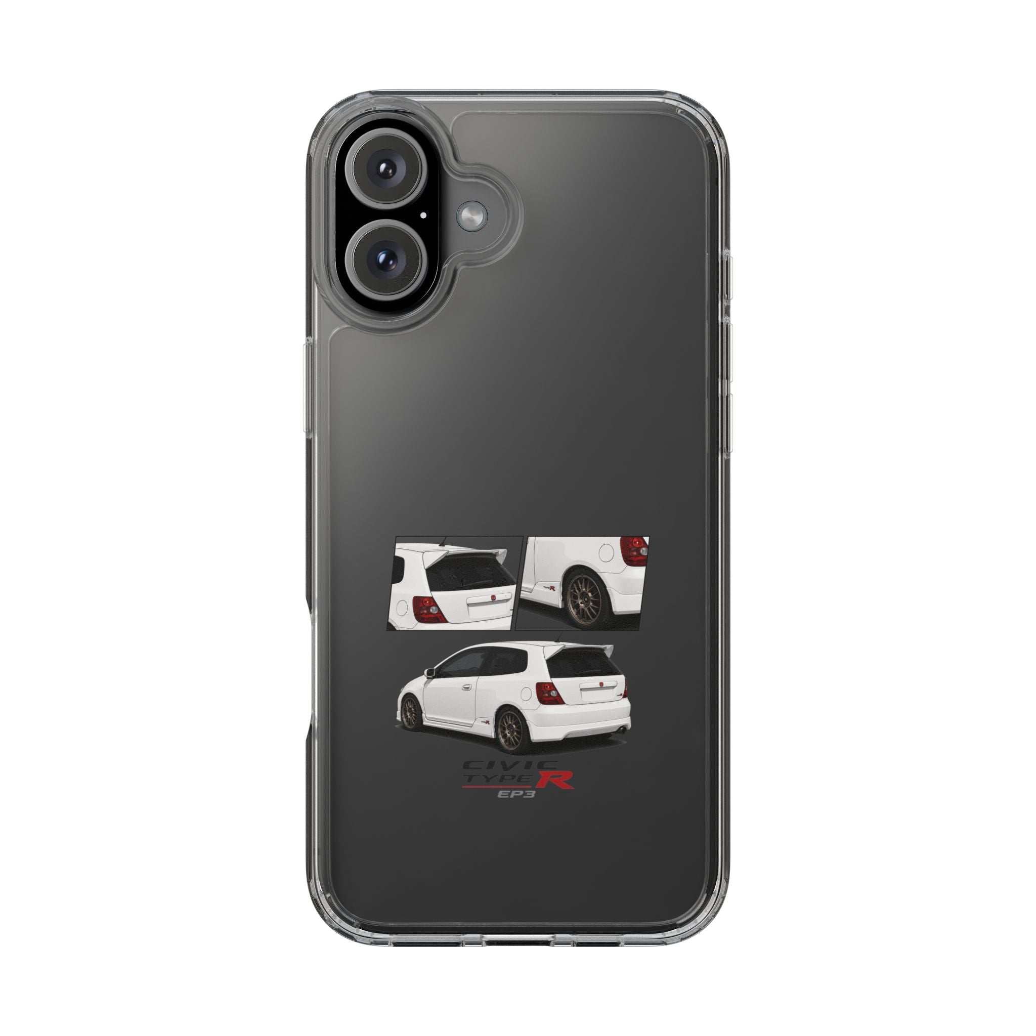 WHITE EP3 TYPE R PHONE CASES