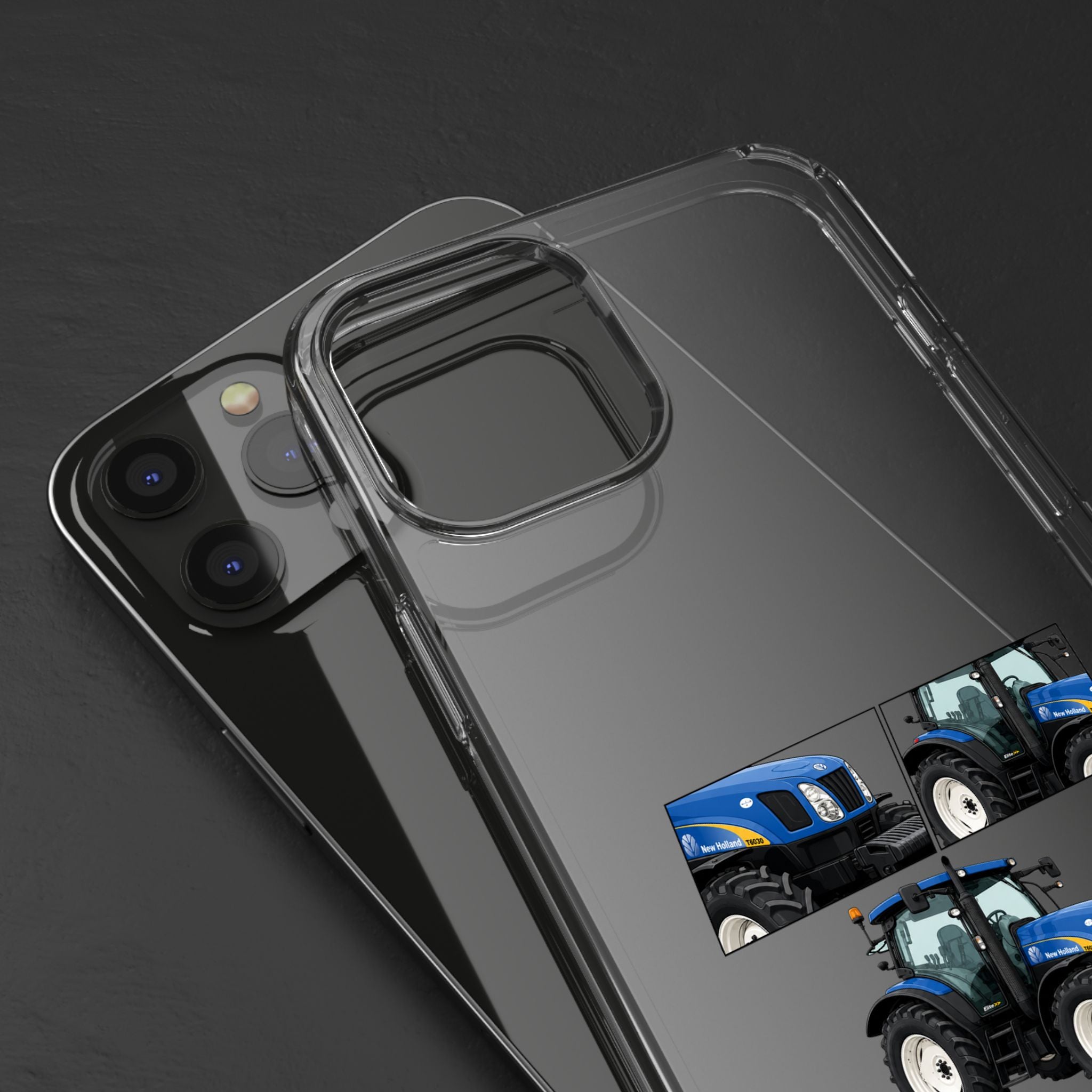 BLUE NEW HOLLAND T6030 PHONE CASES