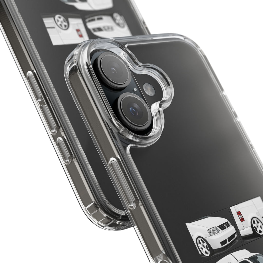 WHITE VW CADDY PHONE CASES