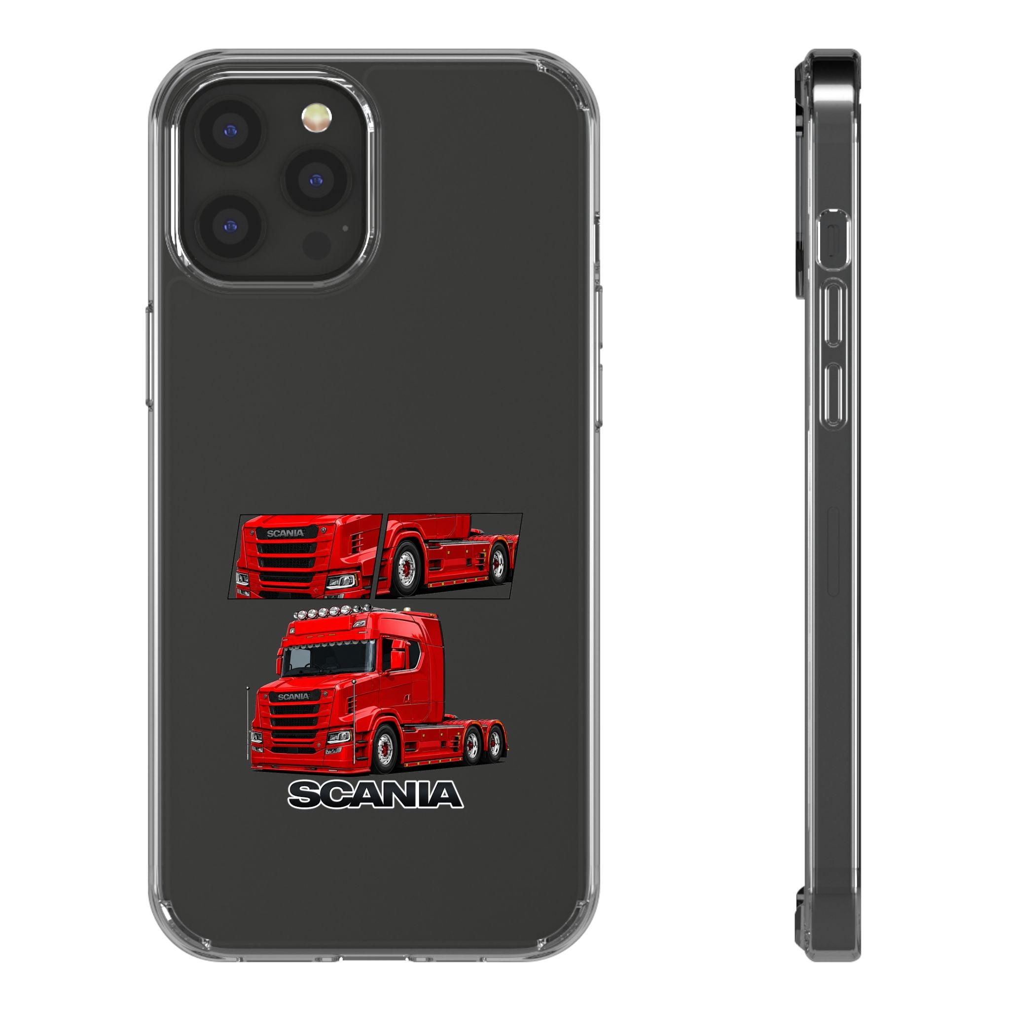 RED SCANIA T-CAB PHONE CASES
