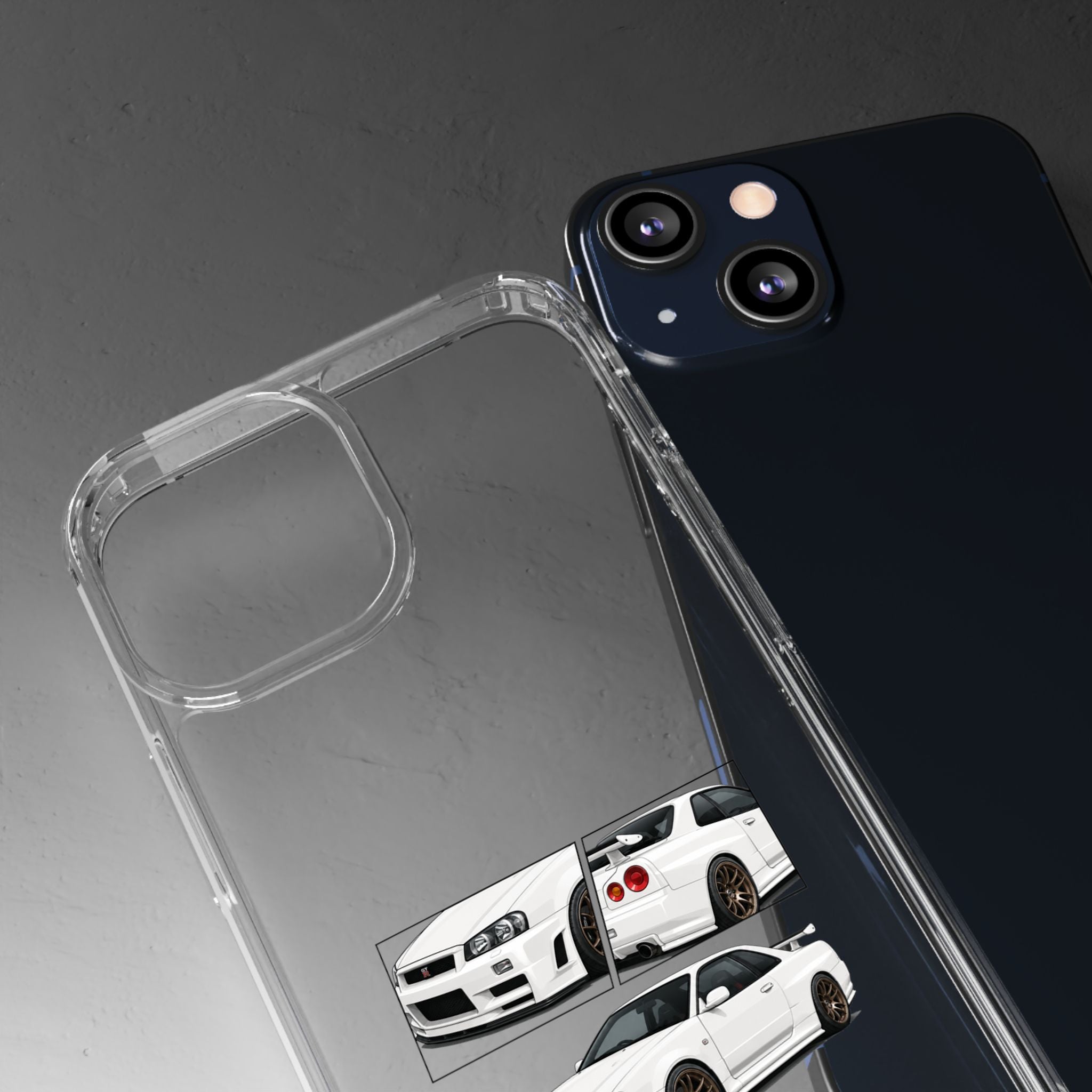 WHITE R34 GTR PHONE CASES