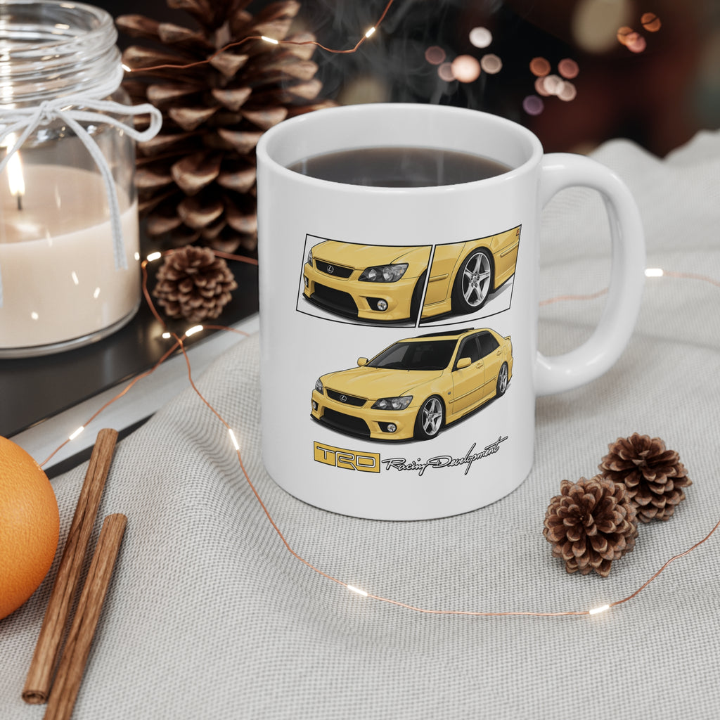 YELLOW LEXUS IS200 MUG