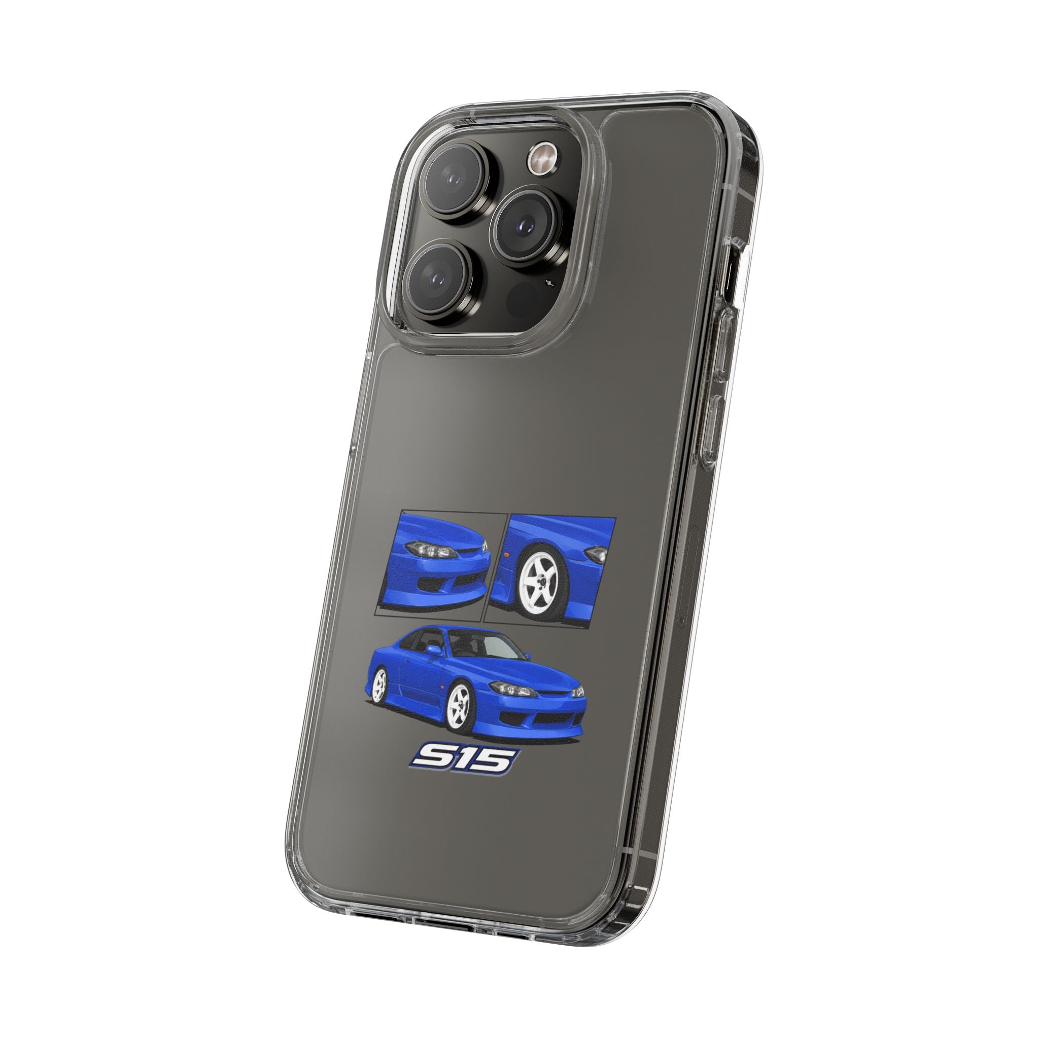 BLUE NISSAN S15 PHONE CASES