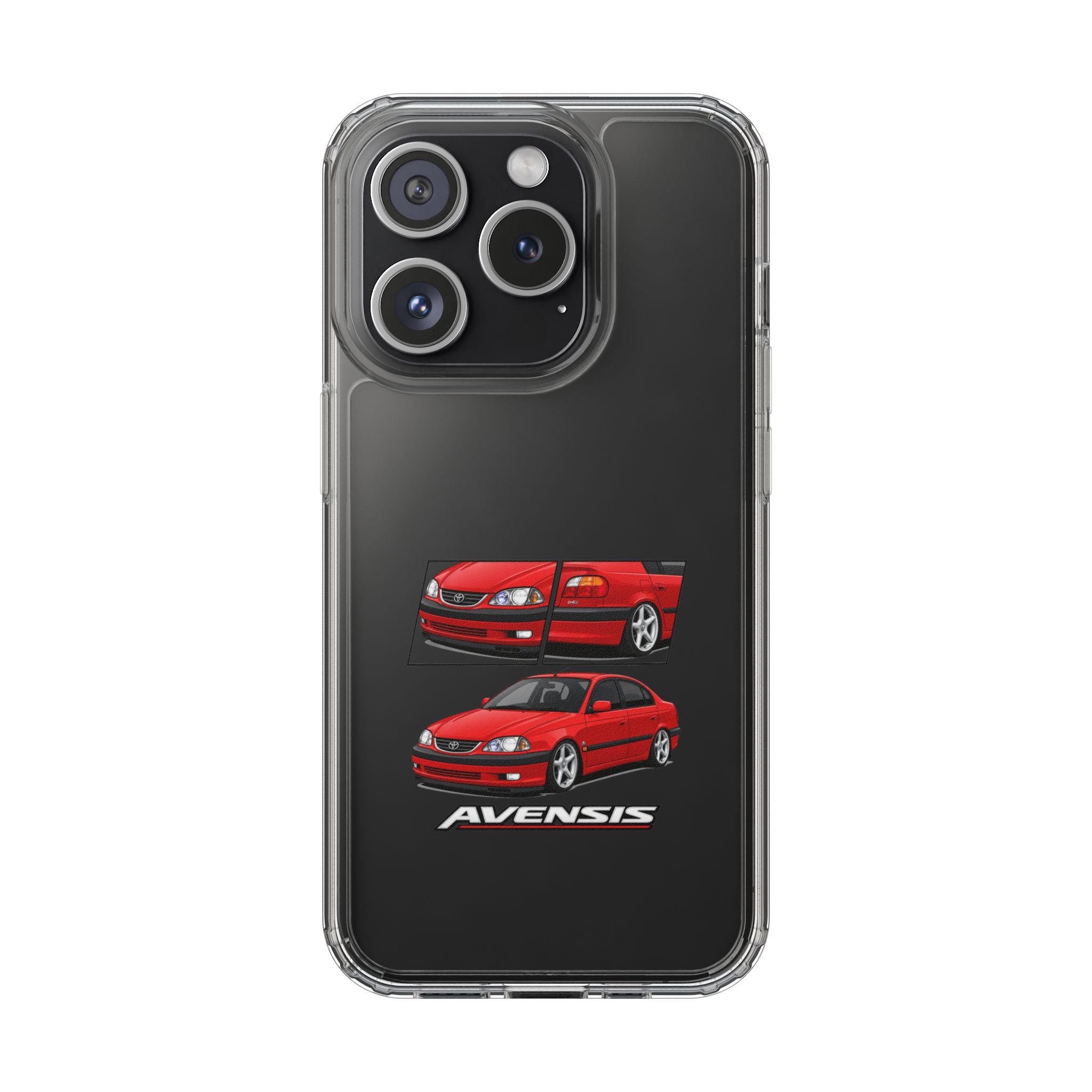 RED TOYOTA AVENSIS PHONE CASES