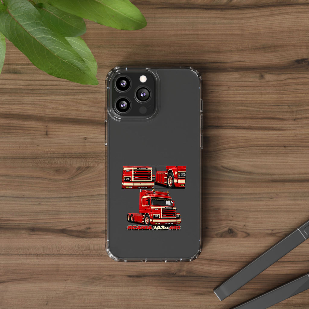 RED SCANIA 450 143M PHONE CASES