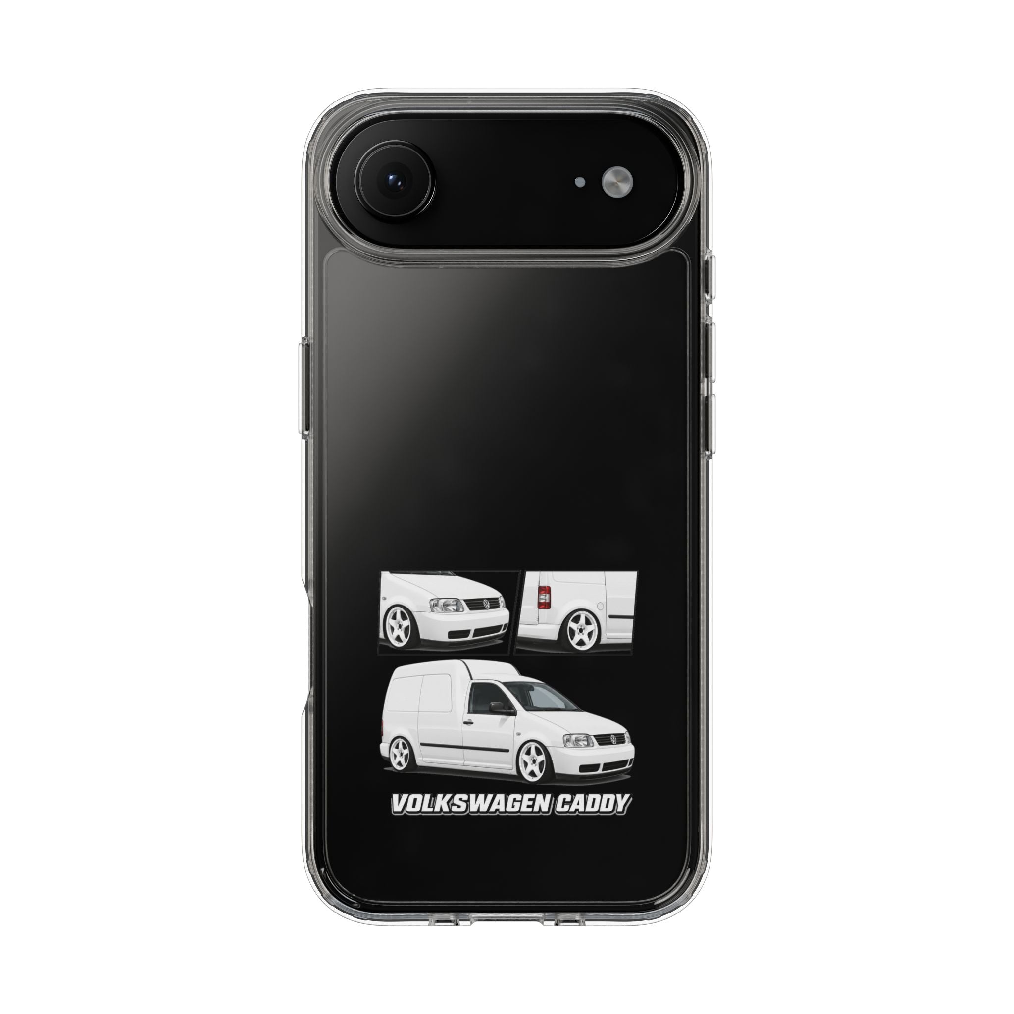 WHITE VW CADDY PHONE CASES