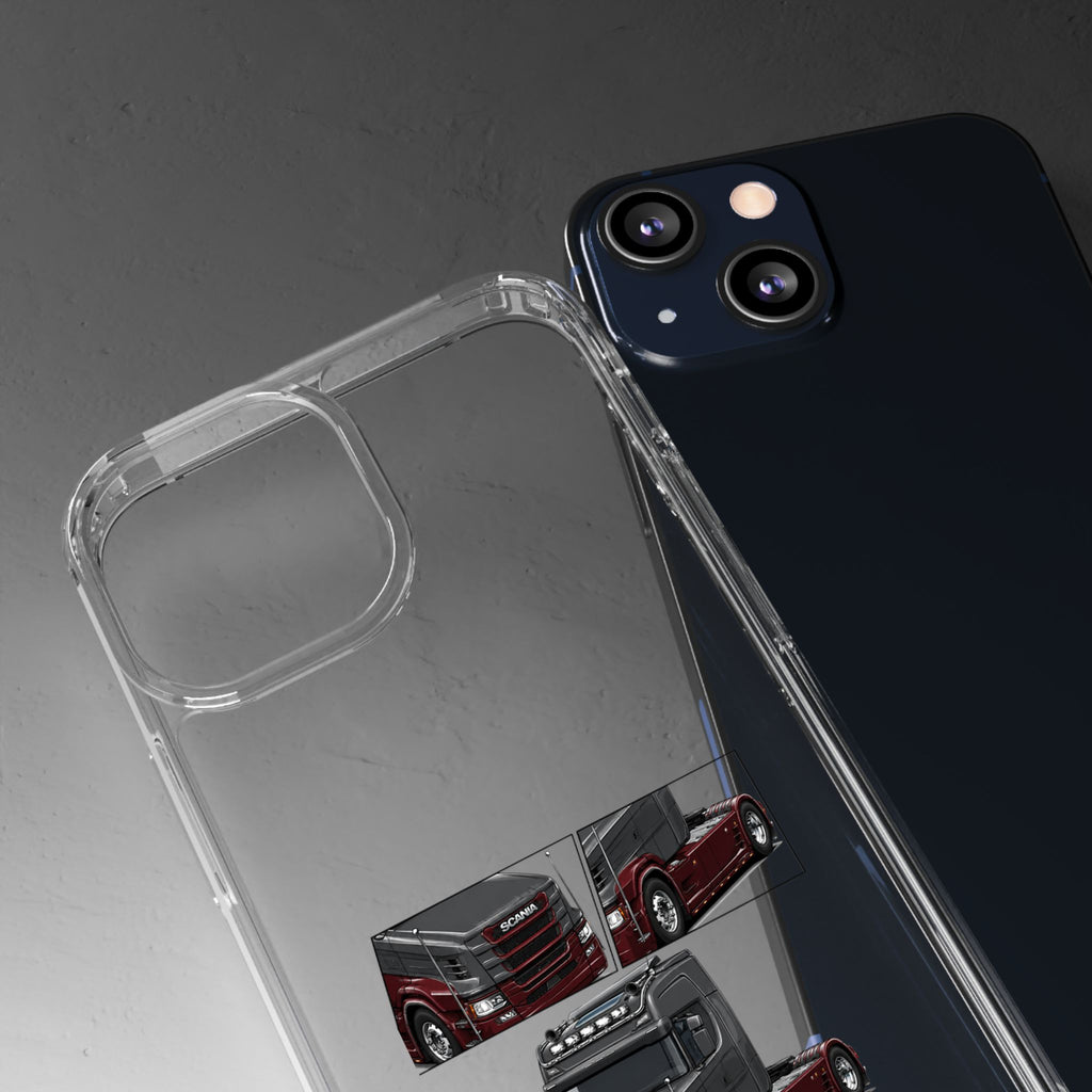 GREYBURGANDY SCANIA T-CAB PHONE CASES