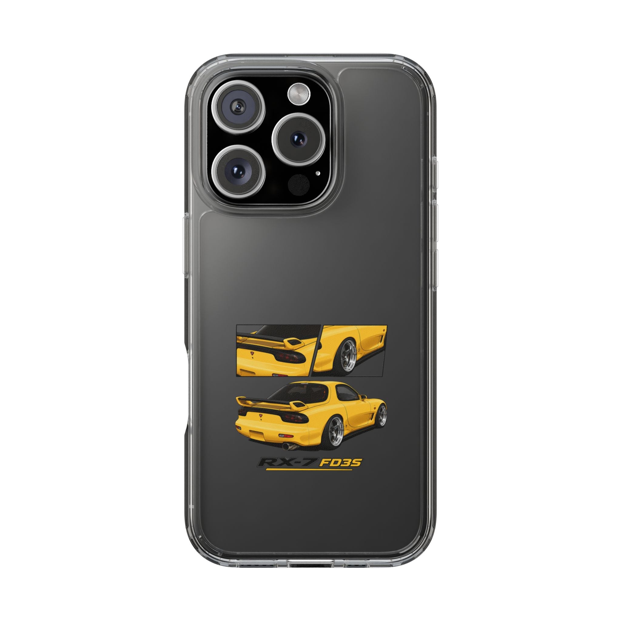YELLOW MAZDA RX7 PHONE CASES