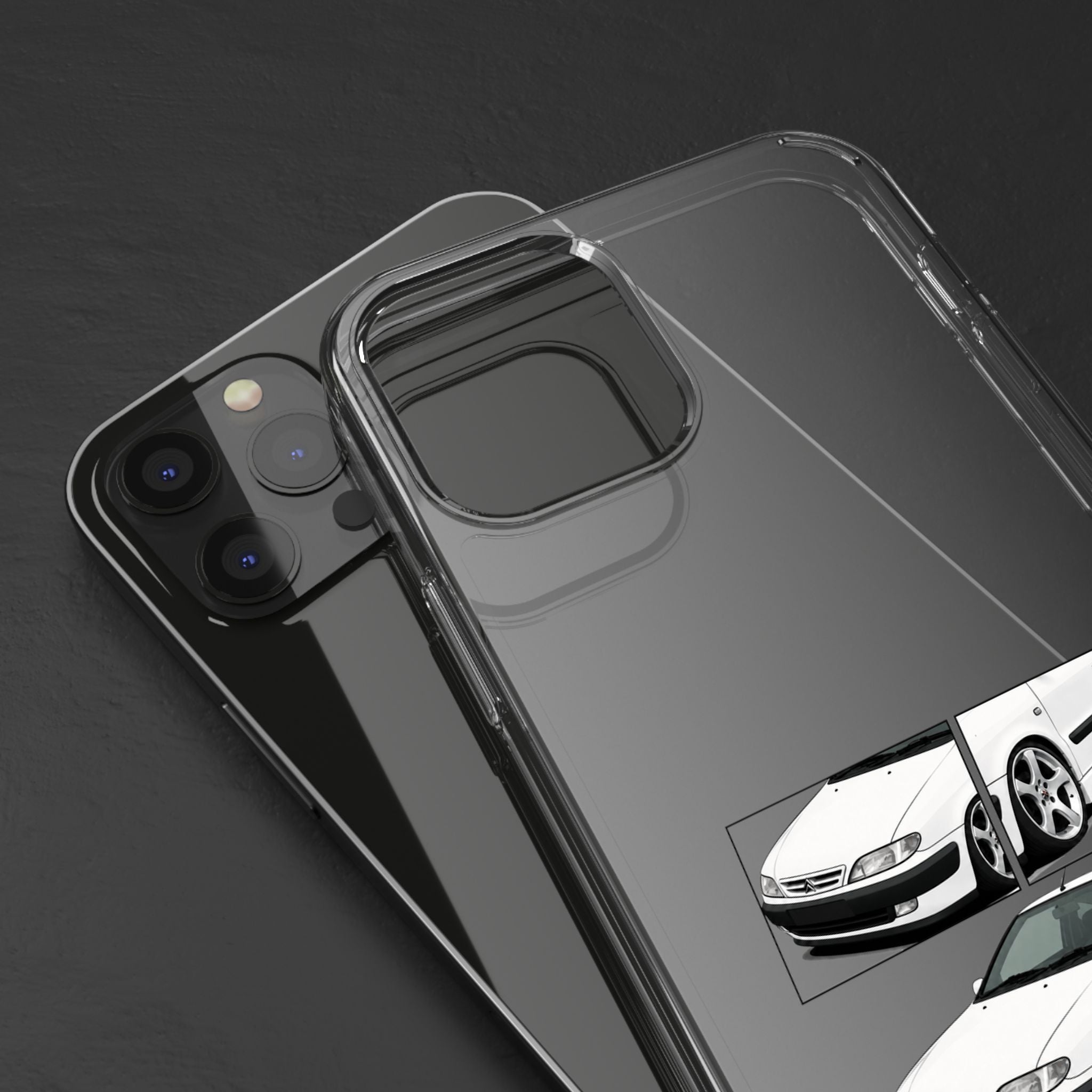 WHITE CITREON XSARA PHONE CASES