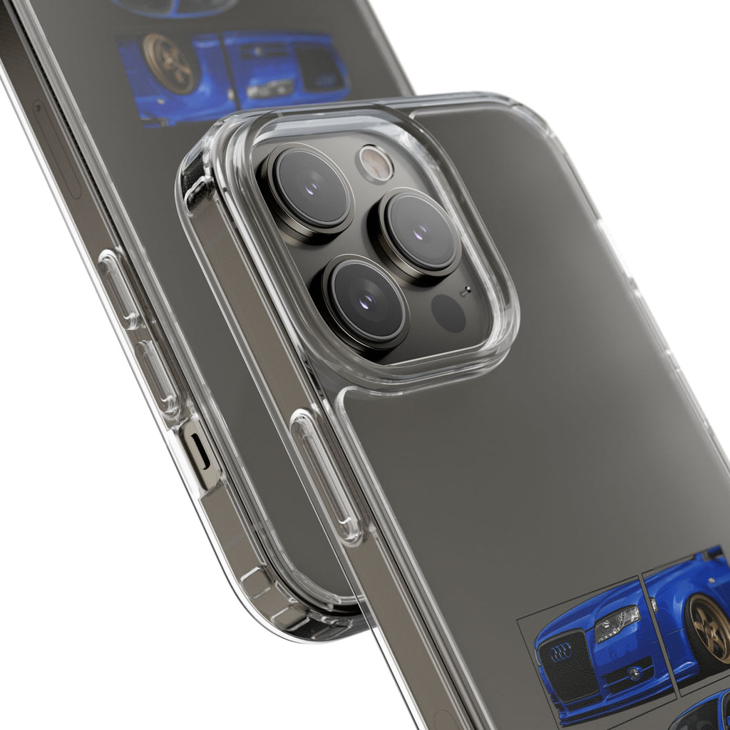 BLUE B7 AUDI A4 PHONE CASES