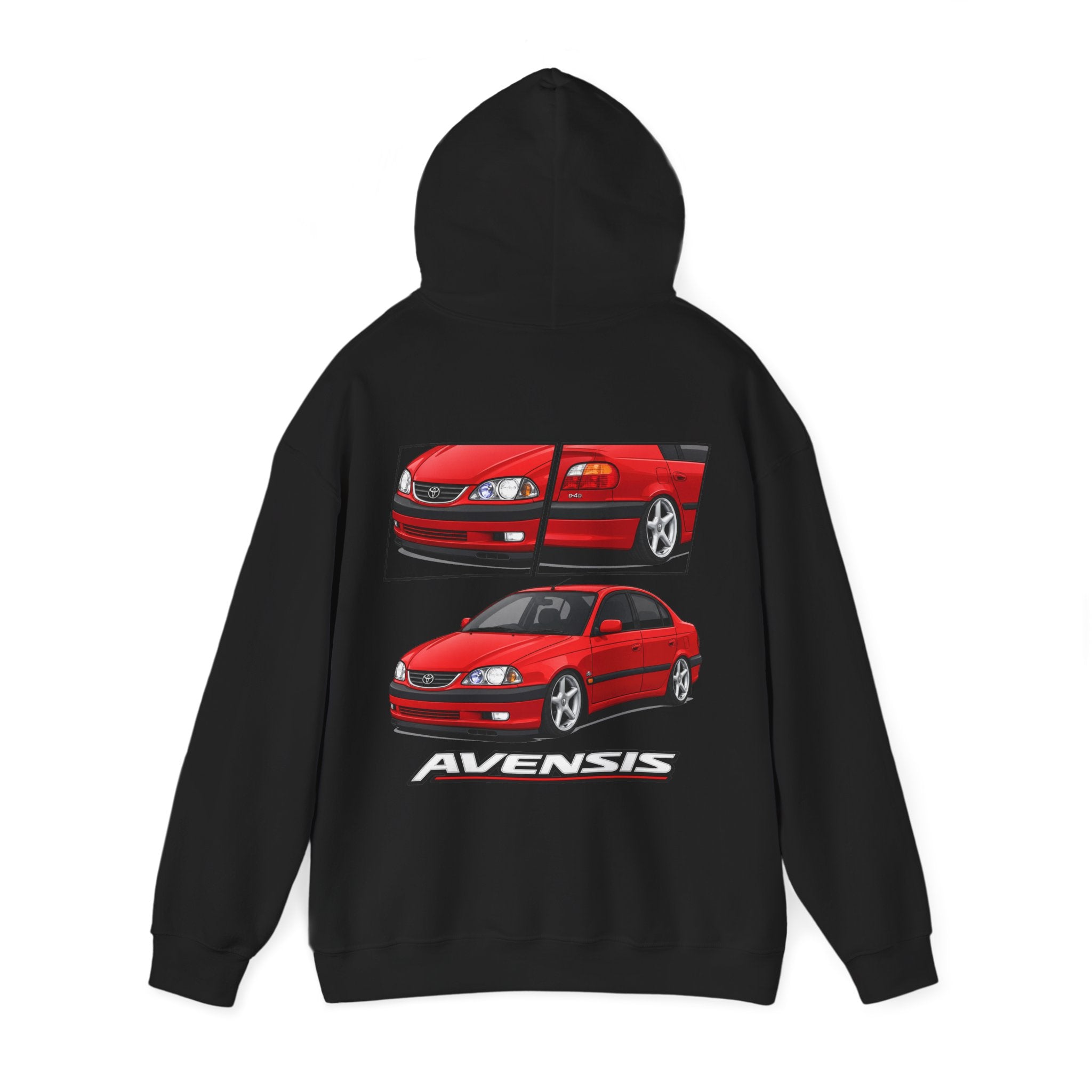 RED TOYOTA AVENSIS JUMPER