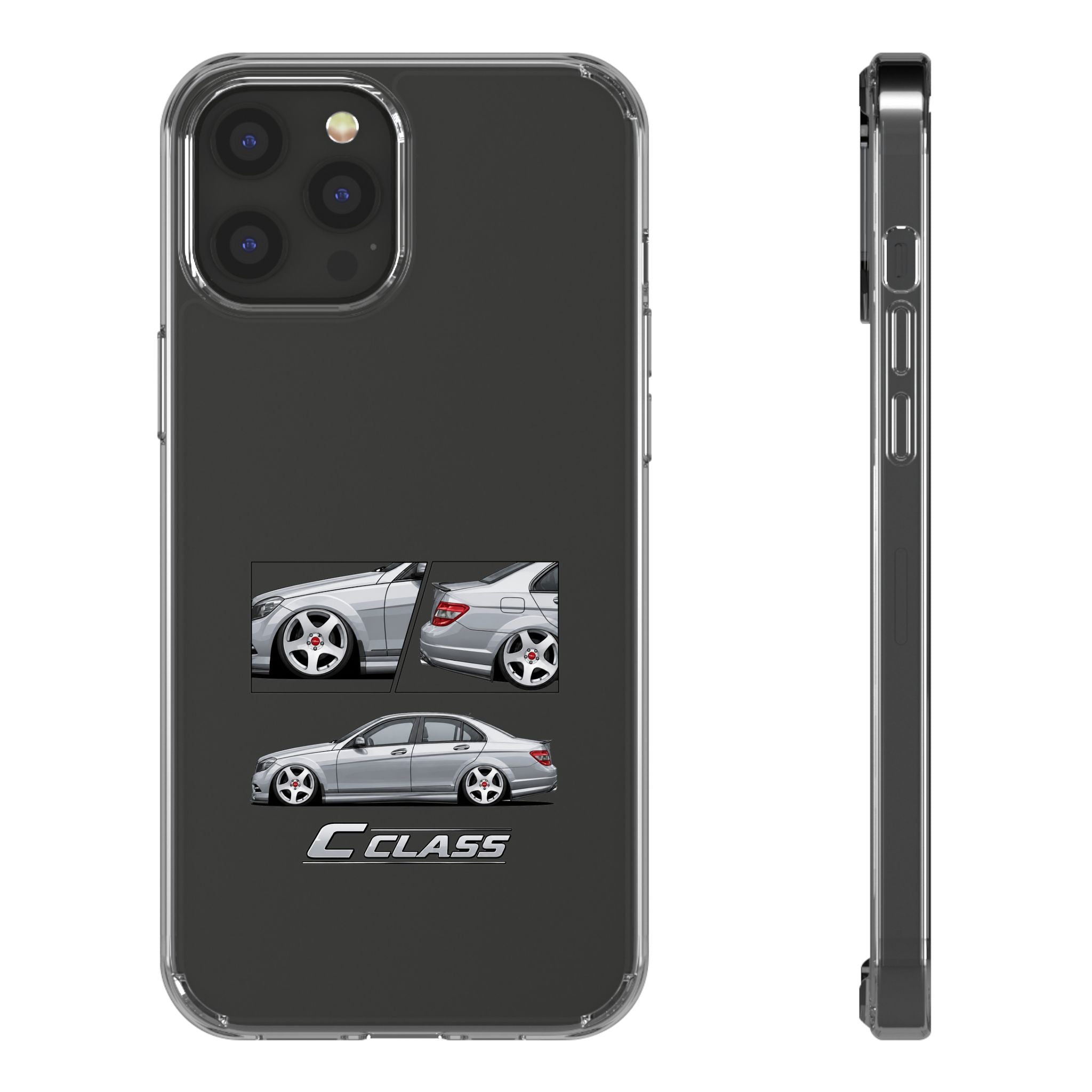 SILVER MERC C-CLASS PHONE CASES