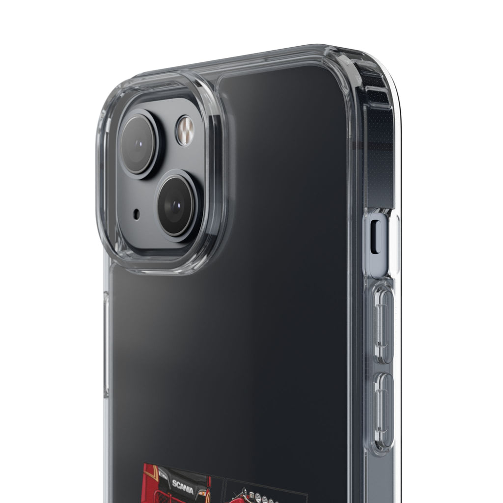 2 RED SCANIA S-SERIES PHONE CASES