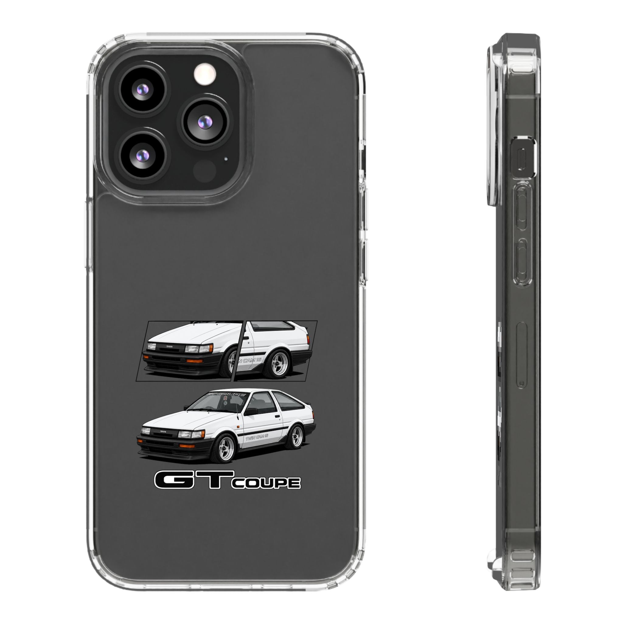 WHITE AE86 TWINCAM PHONE CASES