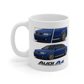BLUE AUDI A4 MUG