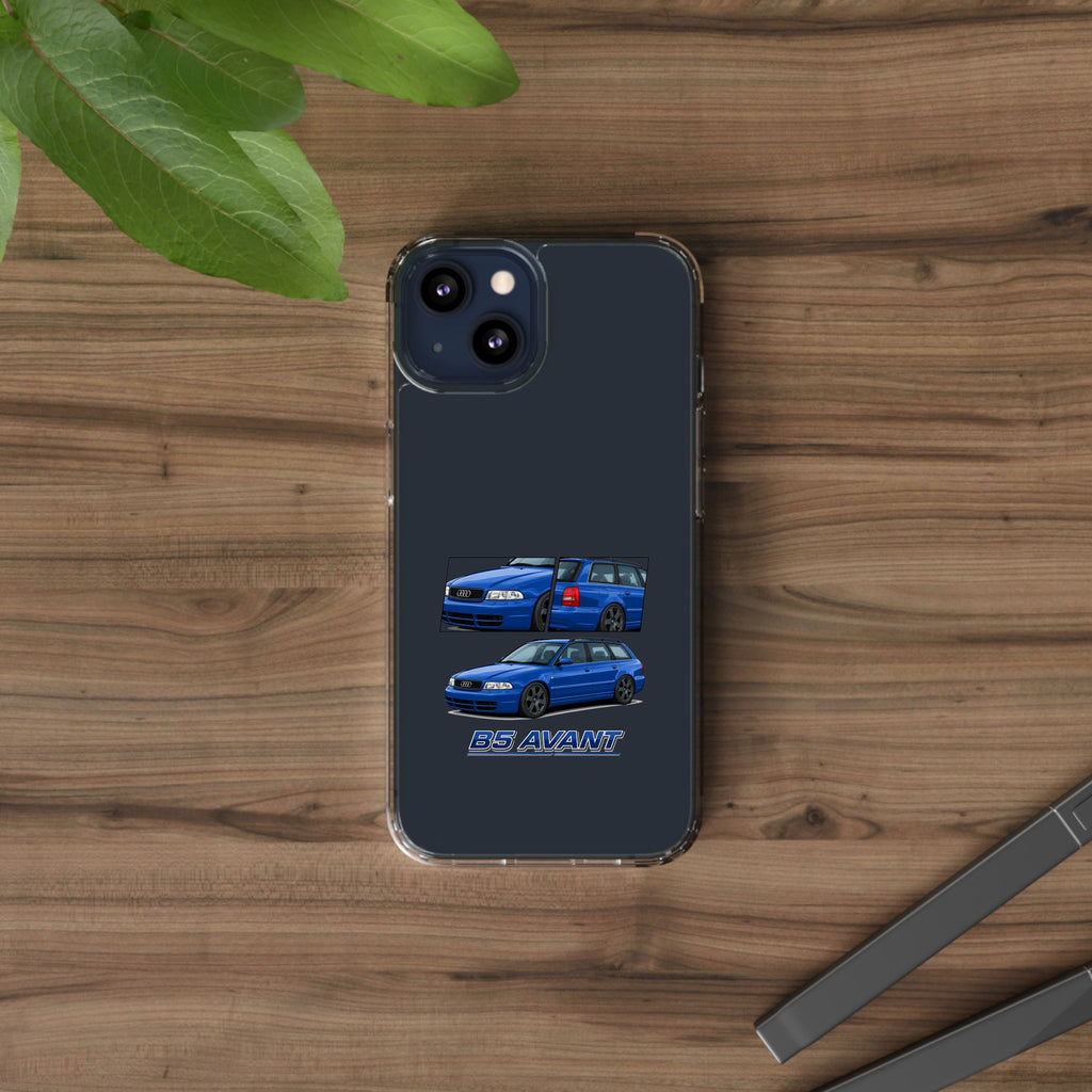 BLUE AUDI A4 B5 AVANT PHONE CASE