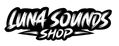 Luna Sounds Shop brush lettering logo